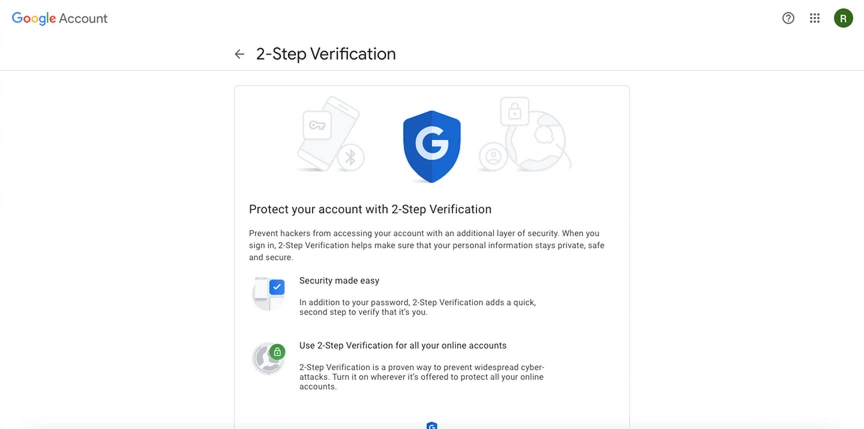 App passwords menu location